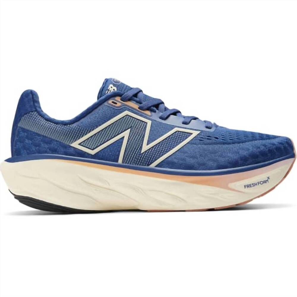 NEW NEW BALANCE women's fresh foam x 1080v14 running shoes in blue/beige